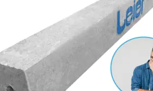 Betonowe nadproże z logo Leier, gotowe do montażu. Czy to dobry wybór?