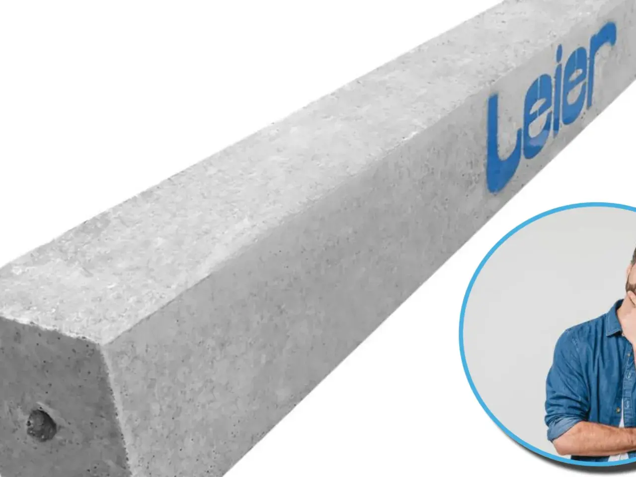 Betonowe nadproże z logo Leier, gotowe do montażu. Czy to dobry wybór?