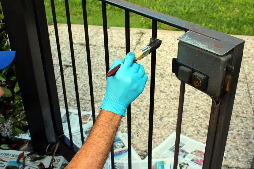 Zdjęcie Skuteczne sposoby na to, czym wyczyścić metalowe ogrodzenie