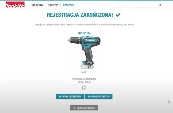 Jak przedłużyć gwarancję Makita i uniknąć utraty ochrony sprzętu